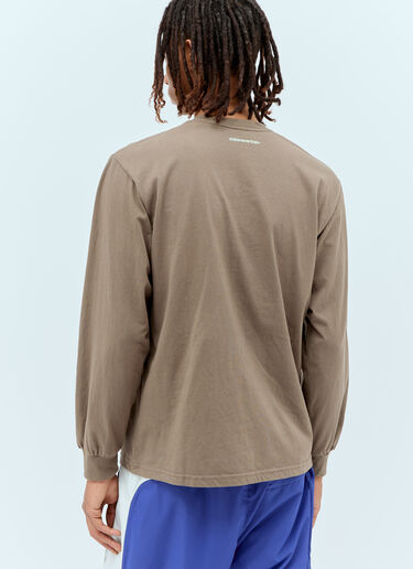 Logo Print Long-Sleeve T-Shirt thisisneverthat® Logo Print Long-Sleeve T-Shirt Brown tsn0156013