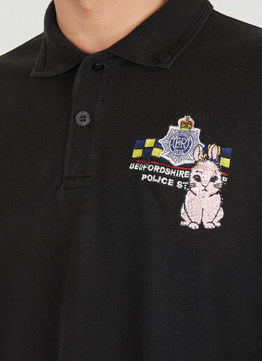 Long Sleeve Polo Top PROTOTYPES Long Sleeve Polo Top Black typ0350006