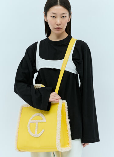 ミディアムクリンクルトートバッグ UGG x Telfar ミディアムクリンクルトートバッグ イエロー ugt0254007