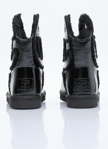UGG x Telfar 로고 미니 주름진 부츠  블랙 ugt0354017