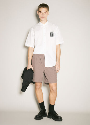 Crease-Effect Shorts Undercover Crease-Effect Shorts Brown und0156003