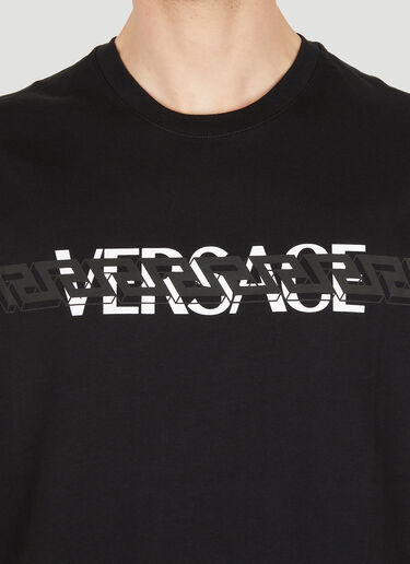 Versace Greca 印花T恤 黑 ver0149020