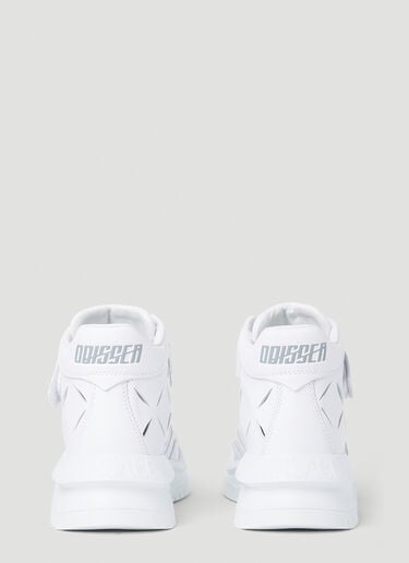 Versace Perforated Sneakers White ver0152022