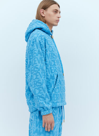 毛巾布徽标提花运动衫 Versace 毛巾布徽标提花运动衫 浅蓝色 ver0153011