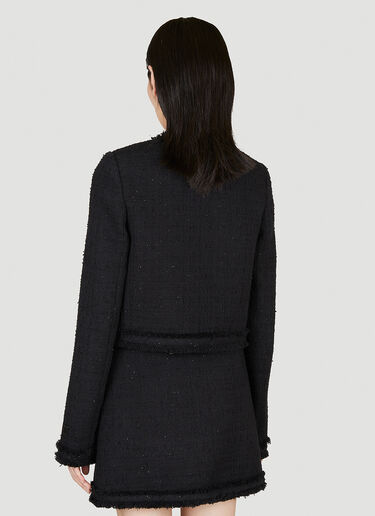 Tweed Cardigan Jacket Versace Tweed Cardigan Jacket Black ver0255003