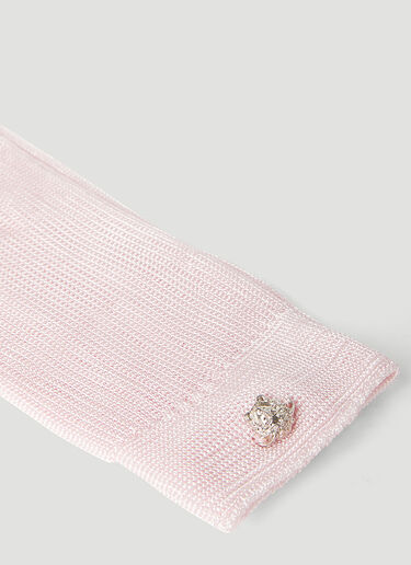 Ribbed Knit Socks Versace Ribbed Knit Socks Pink ver0255017