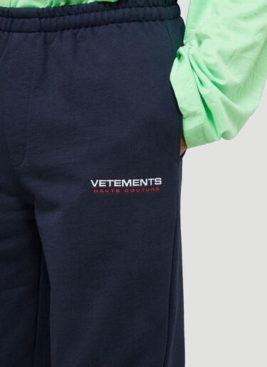 Haute Couture Track Pants Vetements Haute Couture Track Pants Blue vet0143006