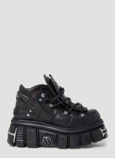 Vetements x 뉴 록 플랫폼 스니커즈 블랙 vet0154014