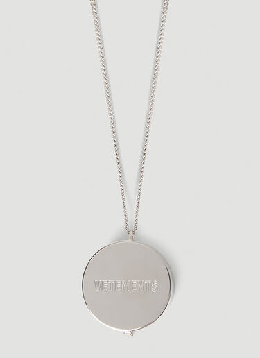 Vetements 그라인더 네크리스 실버 vet0154020