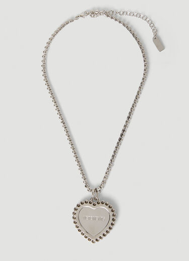 Crystal Heart Necklace Vetements Crystal Heart Necklace Red vet0154023