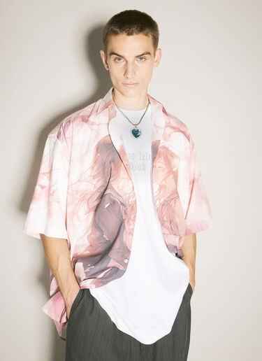 크리스털 하트 목걸이 Vetements 크리스털 하트 목걸이 블루 vet0158013