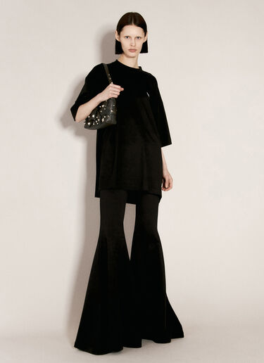 자수 로고 티셔츠 VETEMENTS 자수 로고 티셔츠 블랙 vet0255017