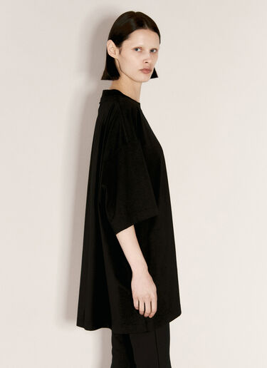자수 로고 티셔츠 VETEMENTS 자수 로고 티셔츠 블랙 vet0255017