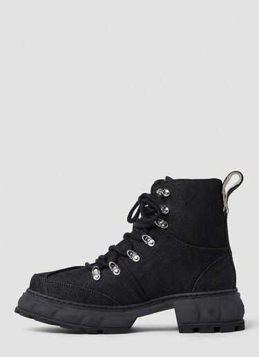 x LN-CC Disruptor Denim Boots Virón x LN-CC Disruptor Denim Boots Dark Blue vir0350004
