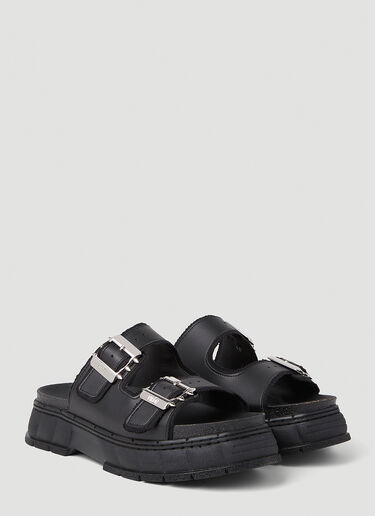 Buckle Sandals Virón Buckle Sandals Black vir0352009