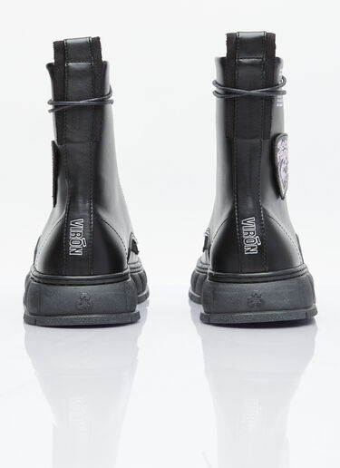 x Carne Bollente 1992 Appleskin Boots Virón x Carne Bollente 1992 Appleskin Boots Black vir0354006