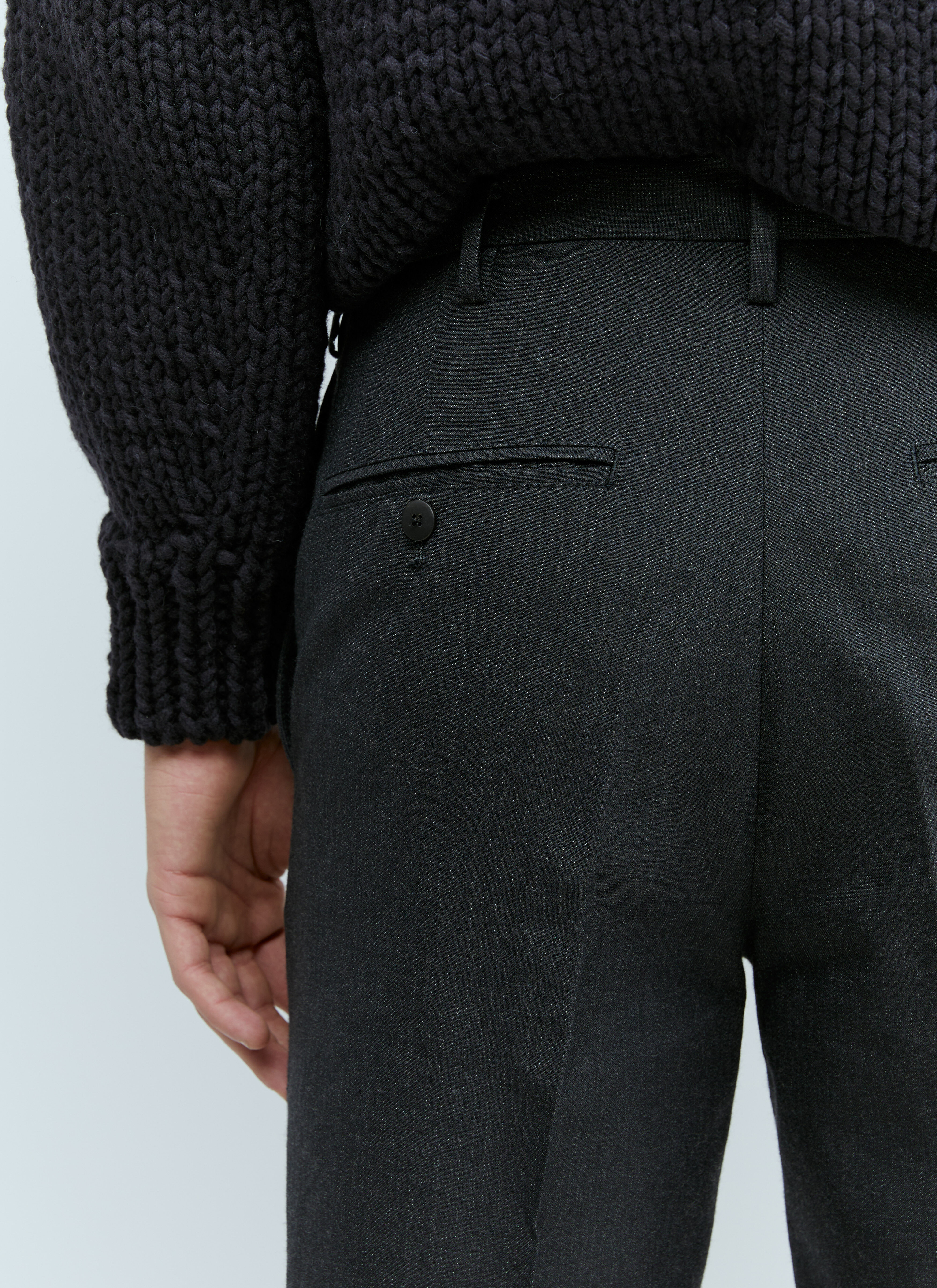 Visvim Men's' Dalton Slacks Pants in Grey | LN-CC®