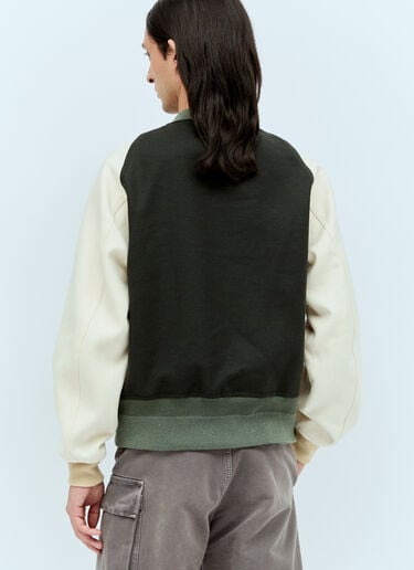 Logo Patch Varsity Jacket Visvim Logo Patch Varsity Jacket Black vis0156013