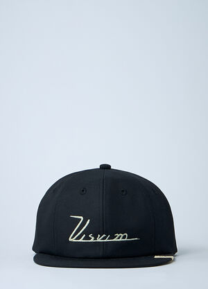 Visvim Logo Motif Baseball Cap Black vis0160003