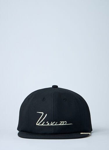 Visvim Logo Motif Baseball Cap Black vis0160003