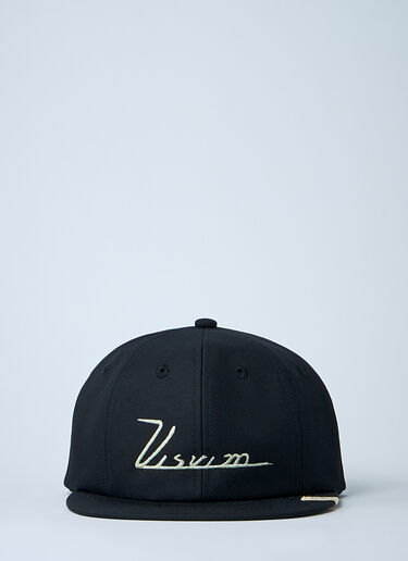 Logo Motif Baseball Cap Visvim Logo Motif Baseball Cap Black vis0160003