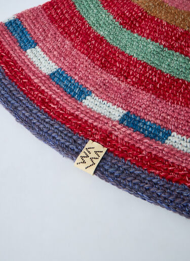 Logo Motif Beanie Hat Visvim Logo Motif Beanie Hat Red vis0160004