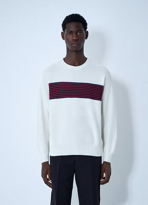 Visvim Cotton-And-Silk-Blend Sweater White vis0160017