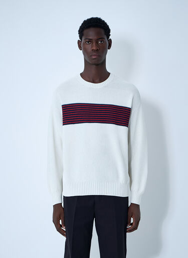 Visvim Cotton-And-Silk-Blend Sweater White vis0160017