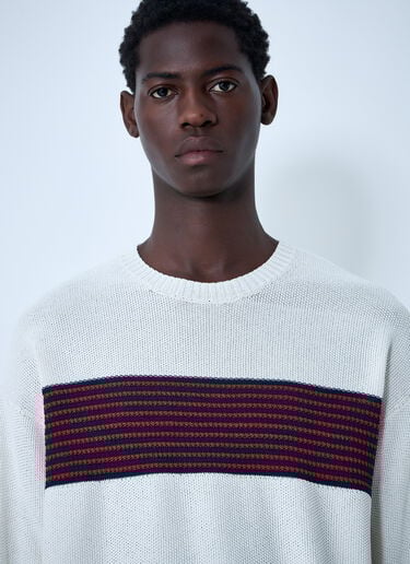 Visvim Cotton-And-Silk-Blend Sweater White vis0160017