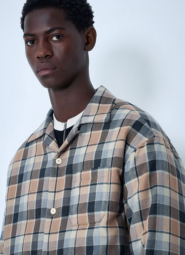 Visvim Check Down Jacket Beige vis0160018
