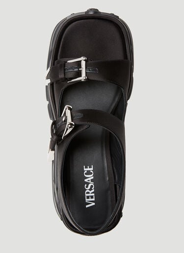 Platform Sandals Versace Platform Sandals Black vrs0252026