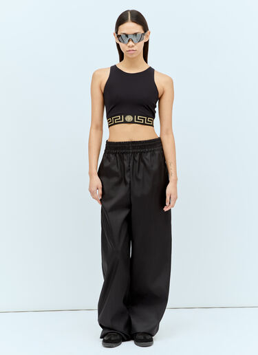Versace Greca 运动文胸 黑色 vrs0253019