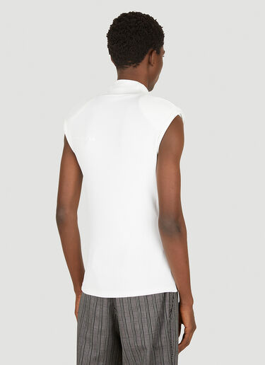 Padded Shoulders Top VTMNTS Padded Shoulders Top White vtm0350008