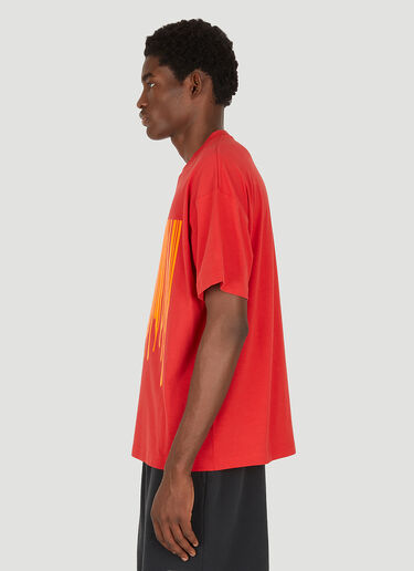 Dripping Barcode T-Shirt VTMNTS Dripping Barcode T-Shirt Red vtm0350010