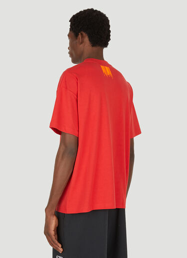 Dripping Barcode T-Shirt VTMNTS Dripping Barcode T-Shirt Red vtm0350010