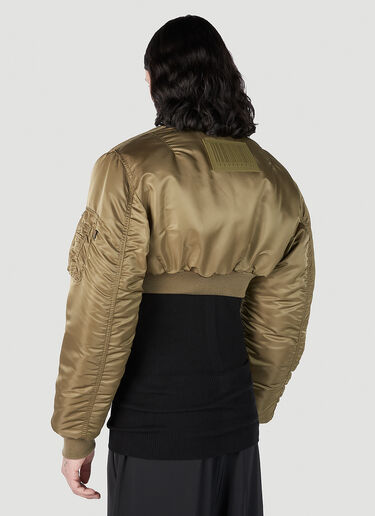 Cropped Bomber Jacket VTMNTS Cropped Bomber Jacket Green vtm0351008
