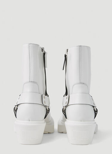 Cowboy Harness Ankle Boots VTMNTS Cowboy Harness Ankle Boots White vtm0351011