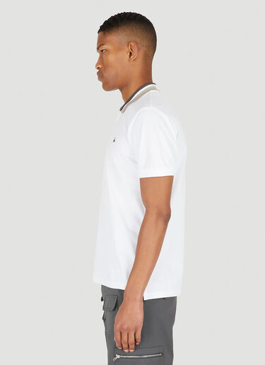 Classic Polo Striped Collar Vivienne Westwood Classic Polo Striped Collar White vvw0147002