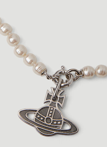 Vivienne Westwood 힐러리오스 펄 네크리스 실버 vvw0150060