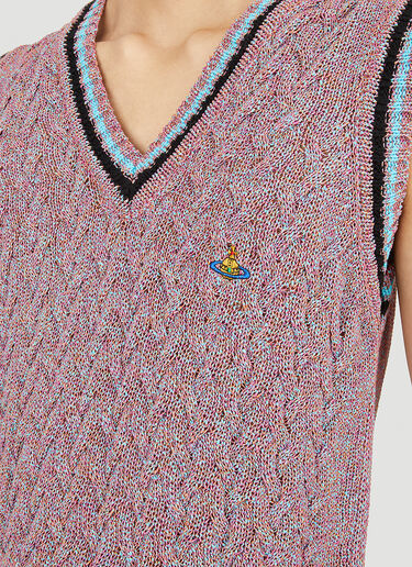 Vivienne Westwood Range 无袖毛衣 紫色 vvw0152018