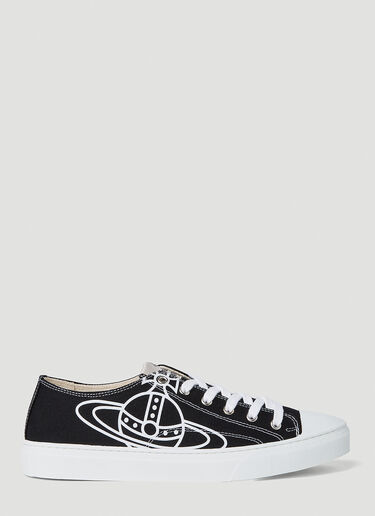 Vivienne Westwood 플림솔 2.0 로우탑 스니커즈 블랙 vvw0152027