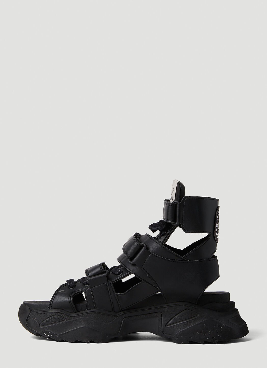 VIVIENNE WESTWOOD オフ フラク サンタル 73020004WL002M N401 Vivienne Westwood Romper Sandals in Black | LN-CC
