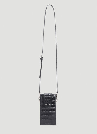 クロコダイル ボックス スマホポーチ Vivienne Westwood クロコダイル ボックス スマホポーチ ブラック vvw0152044