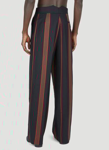 Vivienne Westwood Humphrey 条纹长裤 黑 vvw0153012