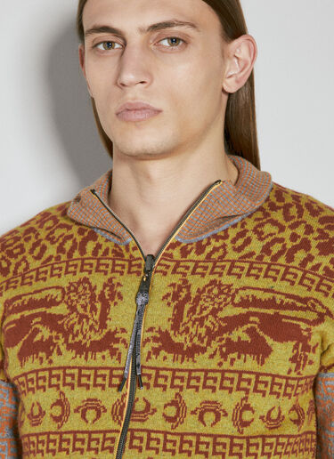 Lion 拉链开衫 Vivienne Westwood Lion 拉链开衫 黄色 vvw0154008