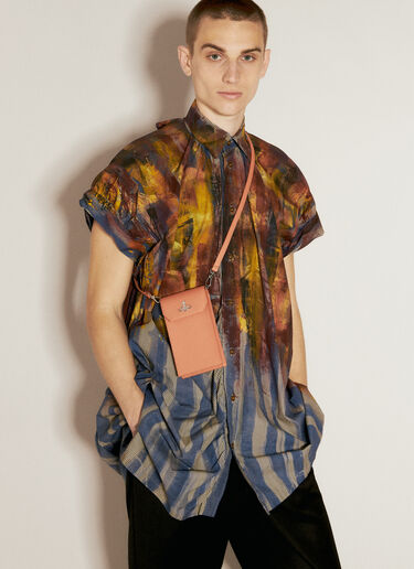 Vivienne Westwood Saffiano 폰 백 오렌지 vvw0156015