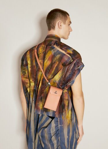 Saffiano 폰 백 Vivienne Westwood Saffiano 폰 백 오렌지 vvw0156015