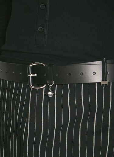 Vivienne Westwood Wide Alex Charm Belt Black vvw0159019