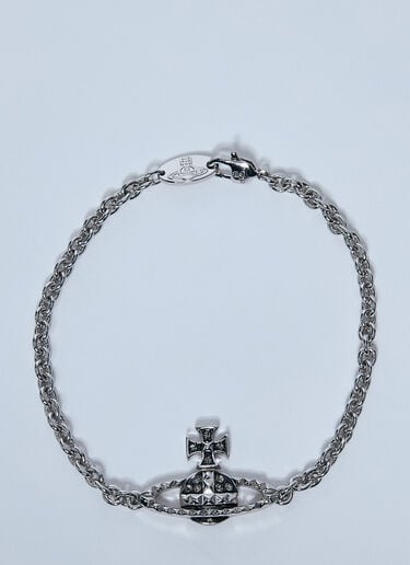 Vivienne Westwood Mayfair 浅浮雕手链 银色 vvw0160030