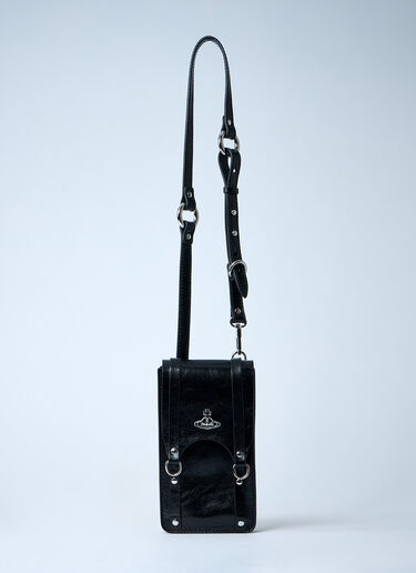 Vivienne Westwood 미니 맥스 크로스바디 백  블랙 vvw0161011